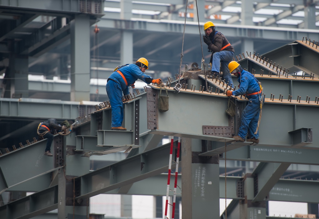 “新年最大的心愿就是工程建設順利”--北京城市副中心工地春節探訪--江西頻道--人民網